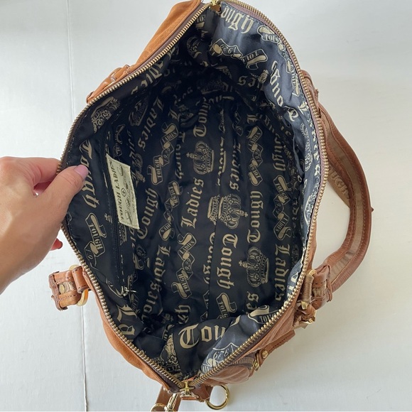 Tough Jeansmith Women’s Leather Crossbody Tote Bag New without Tags - Picture 8 of 16